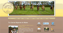 Desktop Screenshot of centre-equestre-baden.com